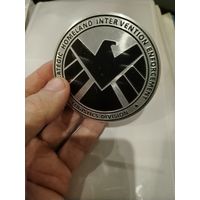 Креативная металлическая наклейка МАРВЕЛ