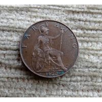 Werty71 Великобритания 1 фартинг 1922 Георг 5