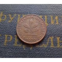 1 пфенниг 1970 (G) Германия ФРГ #01