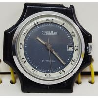 Часы "Слава" пластик