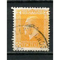 Новая Зеландия - 1916/1930 - Король Георг V 2Р - [Mi.153C] - 1 марка. Гашеная.  (LOT Gu34)-T3P53