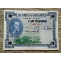 Werty71 Испания 100 песет 1925 банкнота