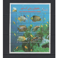 Фауна Рыбы Иран 2004** Тропические рыбы Mi#Bl.39