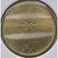 Ватикан 20 лир 1968 г. В холдере
