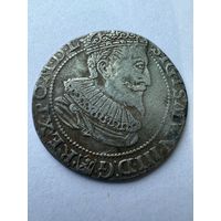 С 1 рубля! 6 грошей(Шестак)1596 Польша Сигизмунд 3 распродажа коллекции!