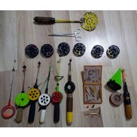 Зимние рыболовные снасти и принадлежности для рыбалки