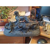 Статуэтка "Охотничьи собаки" 1962 г. Касли