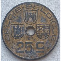 Бельгия 25 сантимов 1945 г.