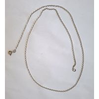 Цепочка серебро СССР 875 проба со звездой
