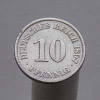Германия 10 пфеннигов 1897 A