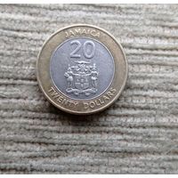Werty71 Ямайка 20 долларов 2000 биметалл