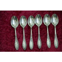 Ложки мельхиоровые  чайные  14 см   А 3