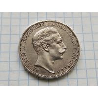 3 марки 1908 Пруссия, Вильгельм 2