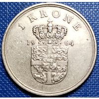 Дания 1 крона 1964 г.