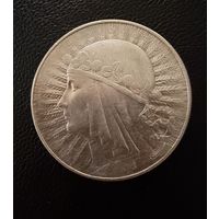 10 злотых 1932 г.  Польша. (1)  Ядвига.  Серебро. ЛЮКС