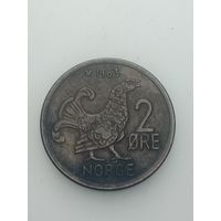 Норвегия 2 эре 1963 года .