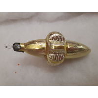 Ёлочная игрушка Абстракция, стекло. СССР