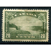 Британские колонии - Канада - 1935г. - ландшафты, виды, ниагарский кодопад, 20 с - 1 марка - MH, есть небольшое пятно на лицевой стороне (справа) [Mi 192]. #3-WB-92-A-1