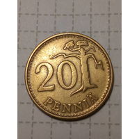 20 пенни Финляндия 1963 год