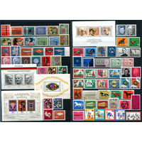 ФРГ с 1962 года - полные серии - 70+ марок и 4 блока - MNH, 7 марок с незначительными дефектами. #O-W-126-E-1