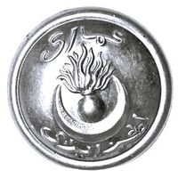 ВС Алжира. Мундирная пуговица. 25 мм