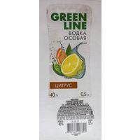 Водка "Green Line" (Цитрус)