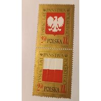 Польша герб и флаг
