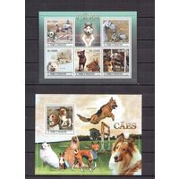 Сан Томе и Принсипи 2010 Фауна домашние собаки - 1 лист + 1 блок MNH**