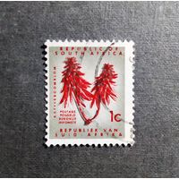 Марка Южная Африка 1961 год Цветы