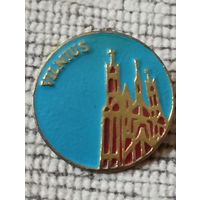 Значок Вильнюс. Литва.