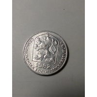 10 геллеров  Чехословакия 1982 год