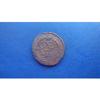 2 копейки 1759 перечекан                                                                                                                    (4960)