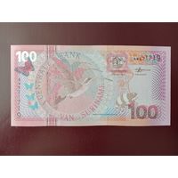 Суринам 100 гульденов 2000 UNC