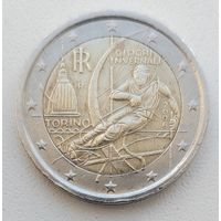 Италия 2 евро, 2006_XX зимние Олимпийские Игры, Турин 2006