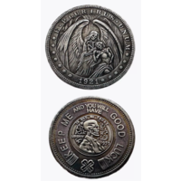 Сувенирная монета 1 доллар 1921 Тёмный Ангел
