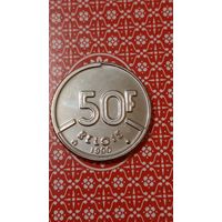 Бельгия 50 франков 1990 фламандская надпись