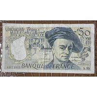 Банкнота Франция 50 франков 1988 год.