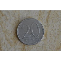 Ангола 20 кванза 1978 с 1 руб