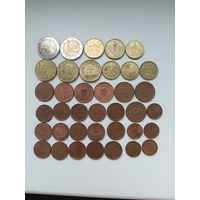 Сборный лот монет Европы.