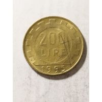 Италия 200 лир 1995