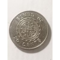 Соломоновы острова 20 центов 1997