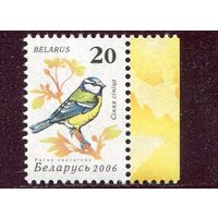 Беларусь 2006. Девятый стандартный выпуск. Птицы сада. Лазаревка. Простая бумага