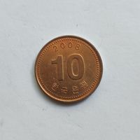 Южная Корея 10 вон 2008 г.