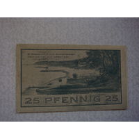 Германия 25 пфенингов  нотгельд 1921 г.