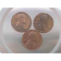 1 цент США 1977 года  буква D лот 7