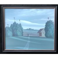 Батальонок Е.Е. "Лунная ночь", 2020 год.Х/М.