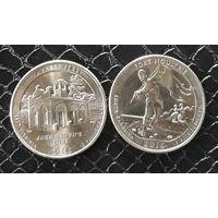 25 центов США 2016 D  форт Молтри. Ферри .Состояние AU