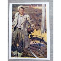 1960. велосипед. Кабачек. Портрет бригадира Перепелкина