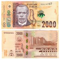 Малави 2000 квача 2022  год UNC