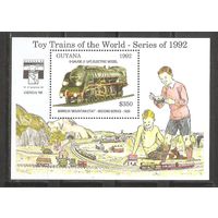Гайана 1992 Локомотив  поезда MNH